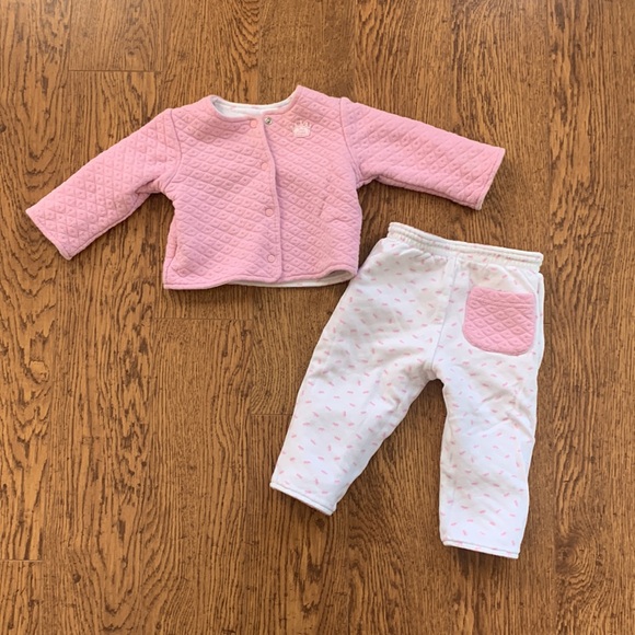 Retro Reversible two piece Matching Sweatsuit - Picture 2 of 2